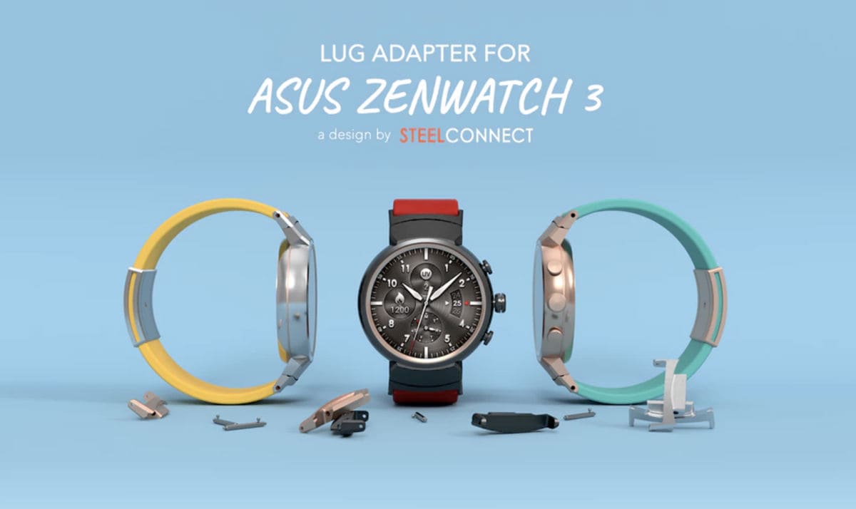 ASUS ZenWatch 3 compatibile con ogni cinturino grazie all&#039;adattatore AZ3 (video)