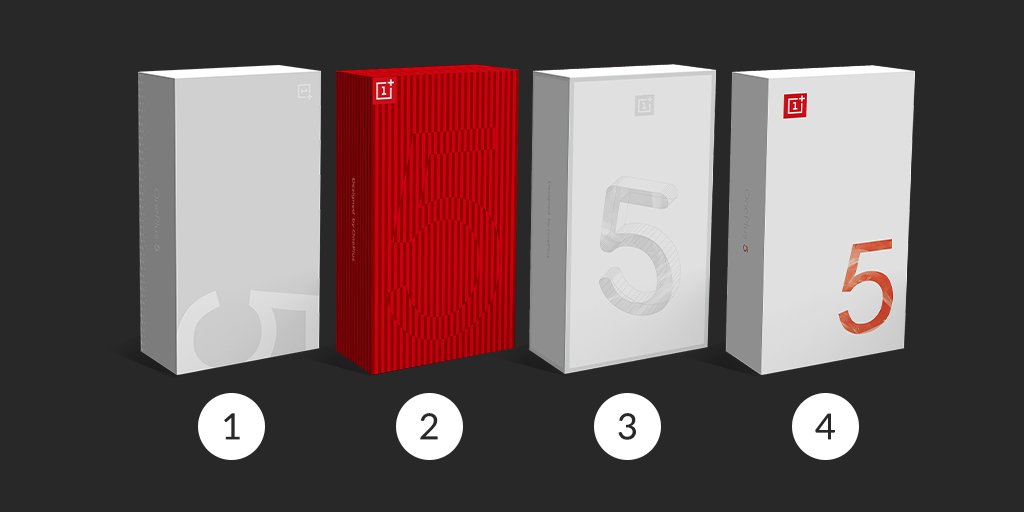 OnePlus vi fa scegliere la confezione di vendita di OnePlus 5: quale preferite? (foto)