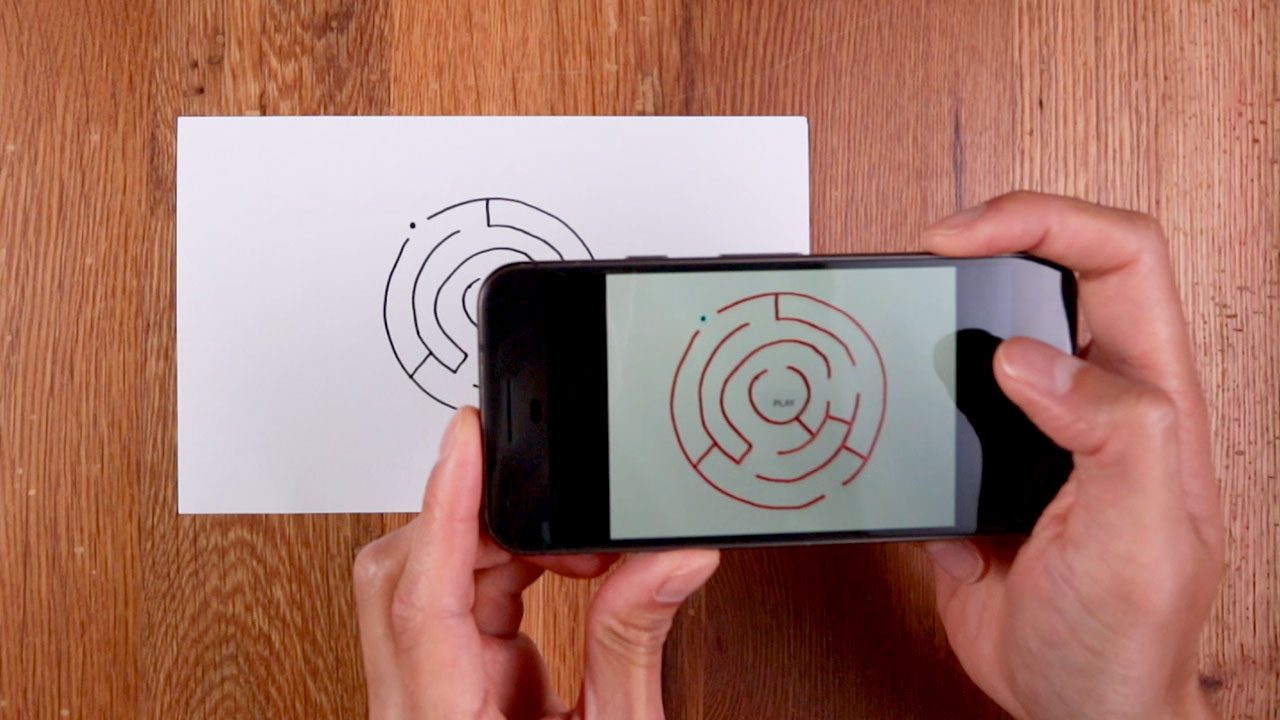Nell&#039;Android Experiment Form &#039;N&#039; Fun sarete voi a disegnare un labirinto nel quale guidare una pallina (foto)
