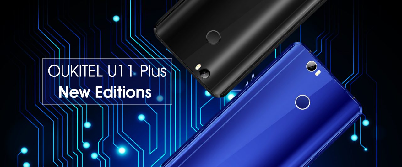 Le nuove versioni in blu e nero di Oukitel U11 Plus sono in preordine a 118€ (foto)