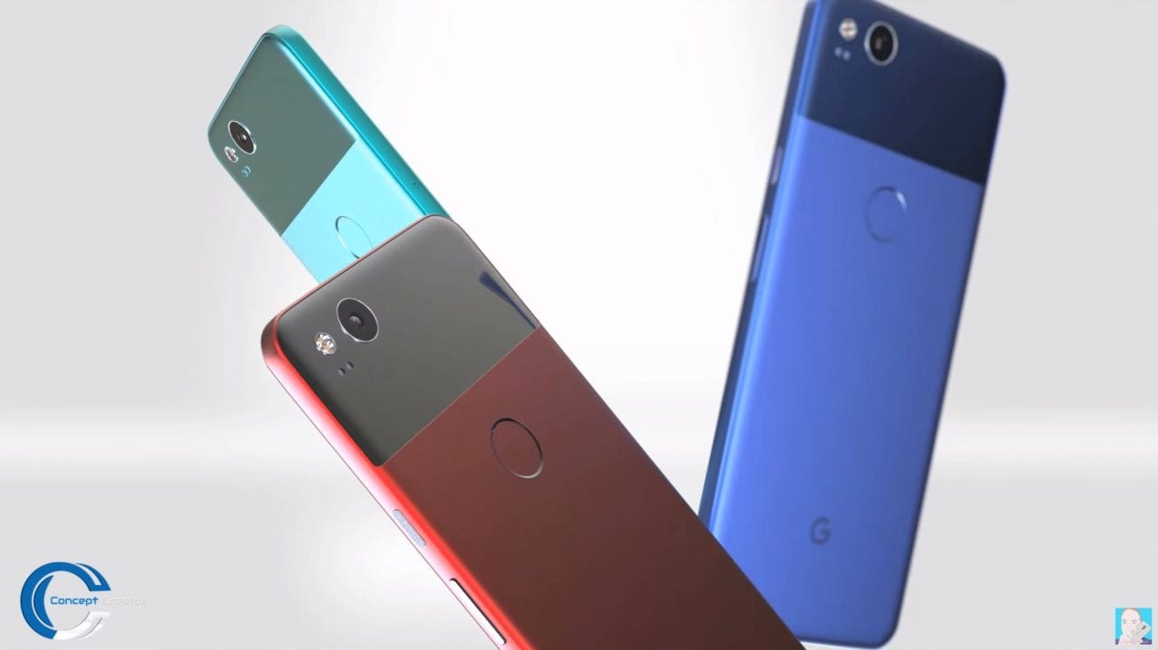 Guardate quant&#039;è bello e colorato Google Pixel XL 2 in questo video concept!