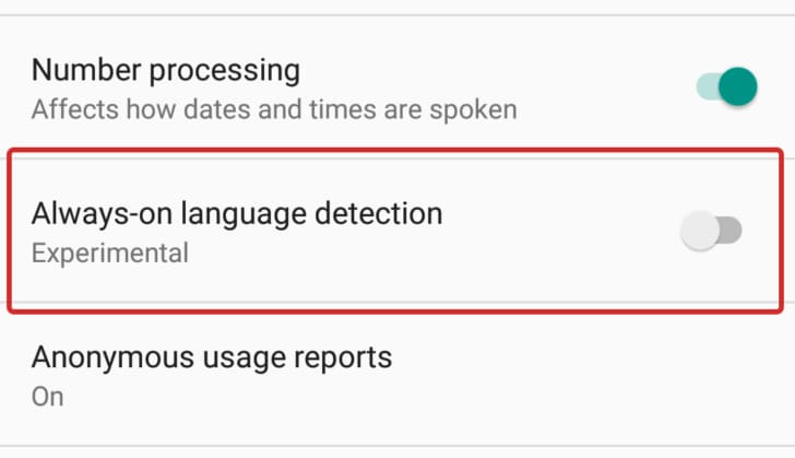 Sintesi vocali su Android O è in grado di riconoscere in automatico la lingua del testo
