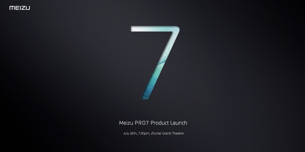 Arrivata la conferma ufficiale: Meizu Pro 7 verrà presentato il 26 luglio (foto)