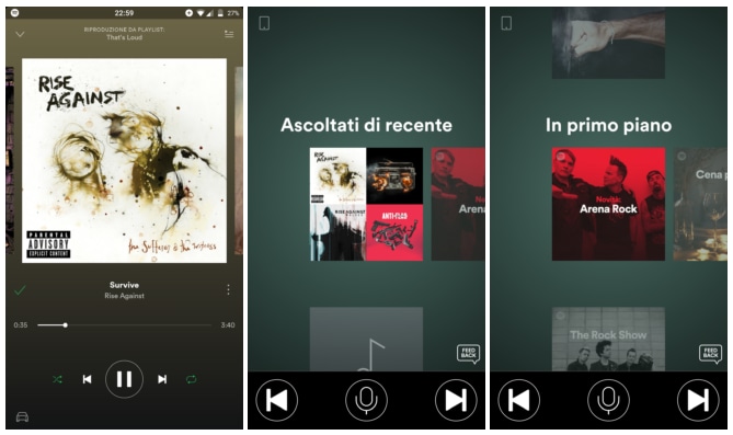 Spotify sta testando una nuova interfaccia dell&#039;app per l&#039;ascolto in auto (foto)