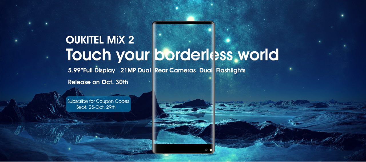 Oukitel Mix 2 ufficiale: non sarà Xiaomi Mi MIX 2, ma costa la metà! (video)