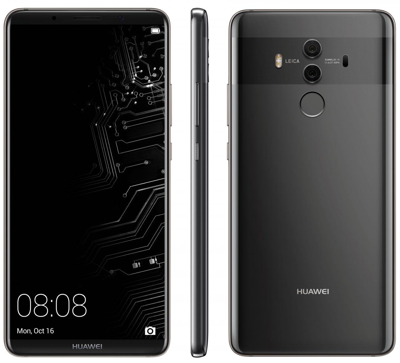 Le linee di Huawei Mate 10 Pro ormai non hanno più segreti: ecco un nuovo render ad alta definizione