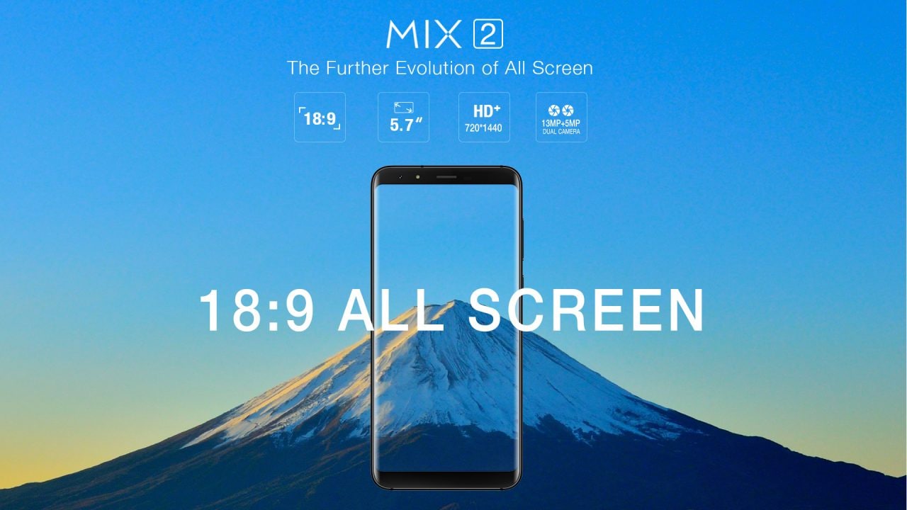 Ulefone MIX 2 ufficiale: nuovo borderless di fascia bassa dal design al passo coi tempi (foto e video)