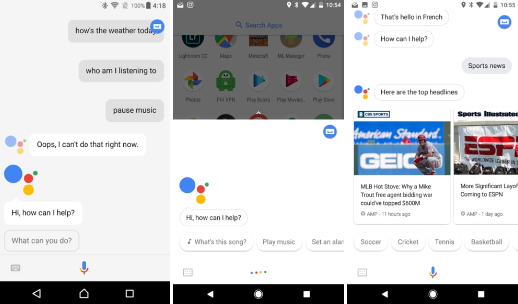 Ritocchi grafici in arrivo per Google Assistant: sfondo bianco e schede dagli angoli arrotondati (foto)