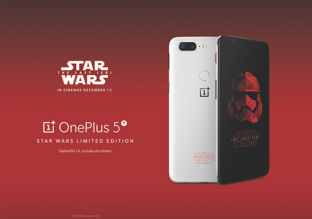 OnePlus 5T Star Wars Edition si affaccia anche in Europa, ma meglio non farsi illusioni (per ora)