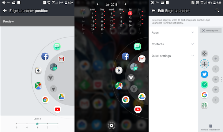 HTC aggiorna due app in un sol colpo: novità per Edge Launcher e cattura screenshot (download apk)