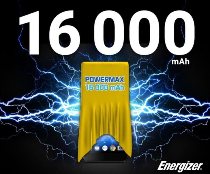 Energizer presenterà al MWC uno smartphone con batteria da record: 16.000 mAh!
