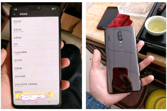 OnePlus 6: questo potrebbe essere il primo prototipo, e forse non vi piacerà (foto)