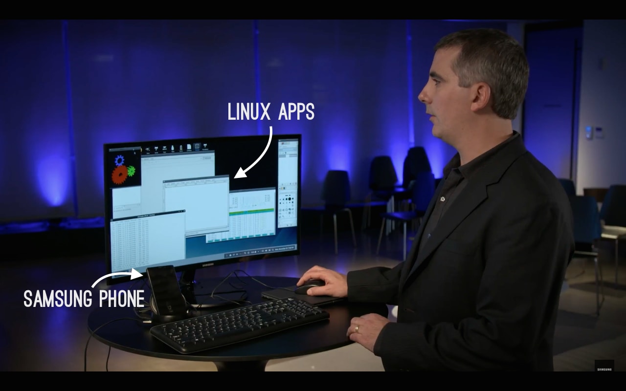 Ecco la prima demo ufficiale di Linux on DeX (video)