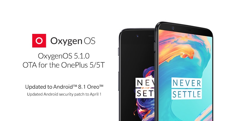 Ecco la OxygenOS 5.1.0 per OnePlus 5 e 5T: Android Oreo 8.1 e gesture a schermo intero per 5T