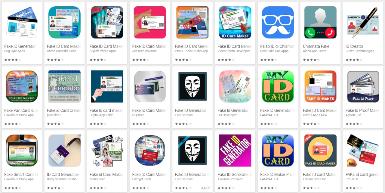 Google mette al bando le app &quot;fake ID&quot; sul Play Store