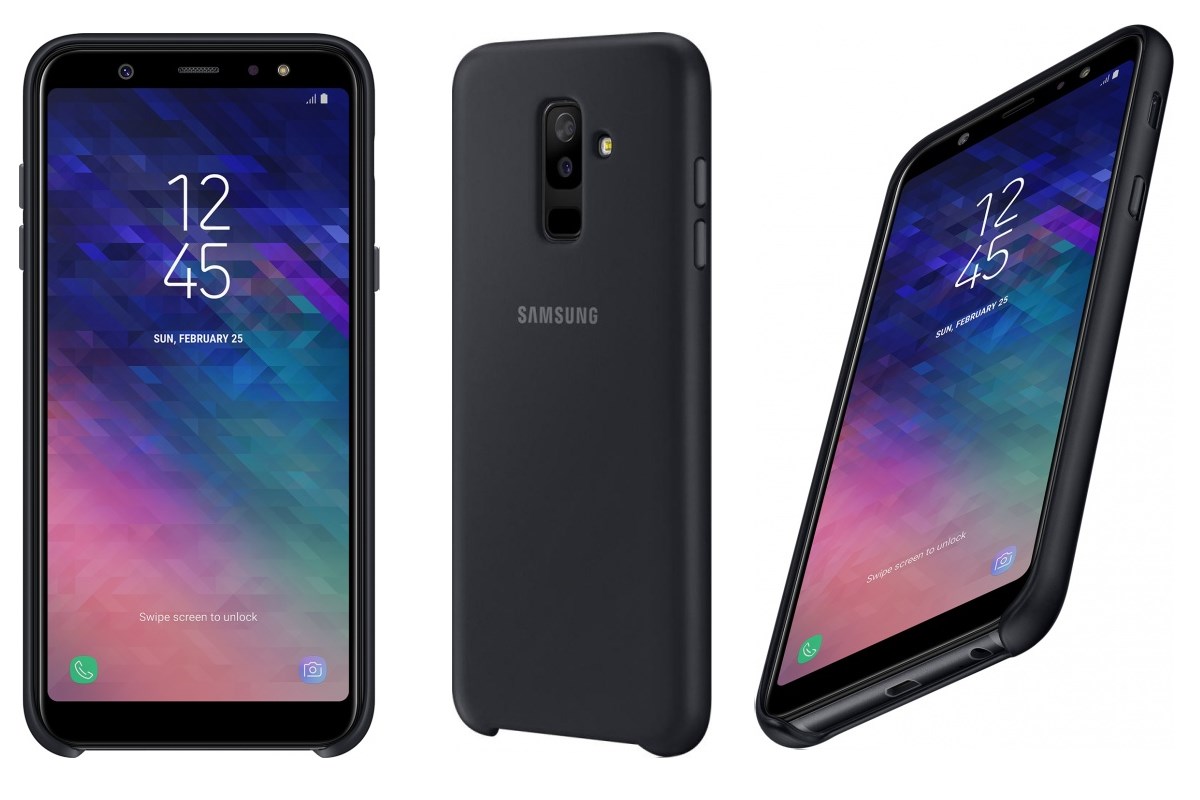 Samsung Galaxy A6 e A6+: cover ufficiali e nuovi render confermano ancora il design