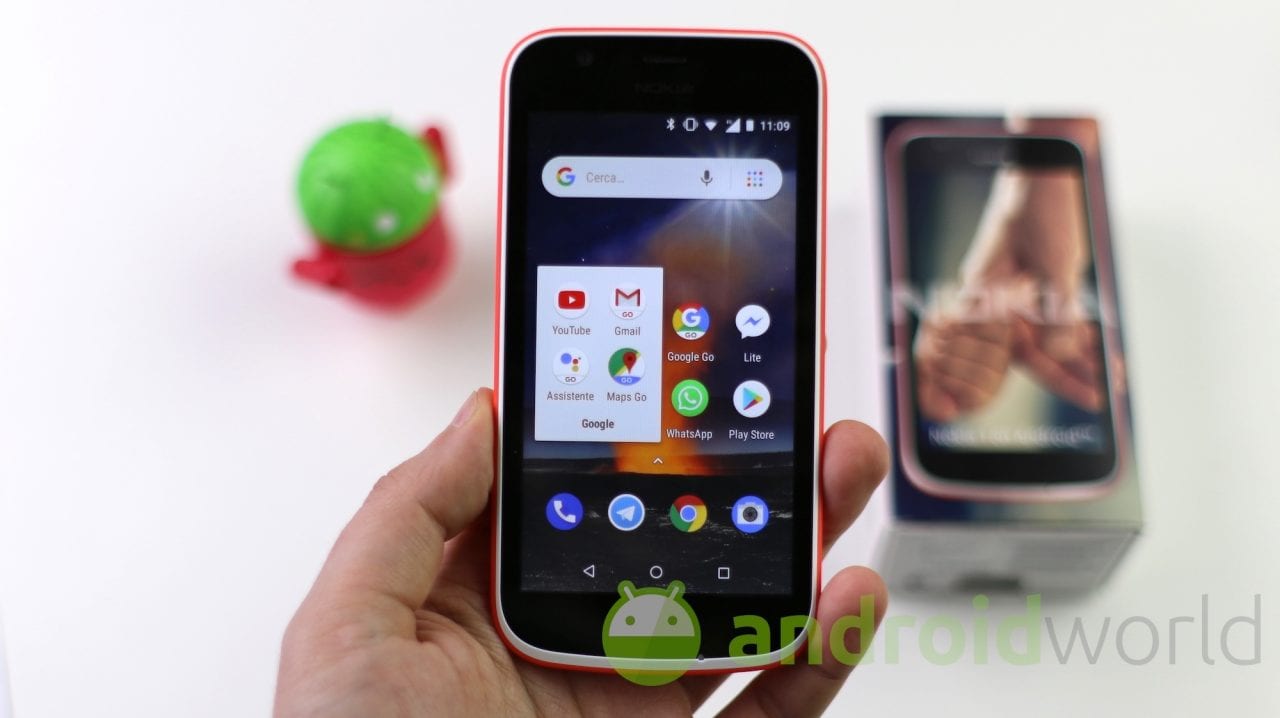 Dall&#039;Oriente con furore parte l&#039;aggiornamento ad Android 10 (Go Edition) per Nokia 1 (foto)