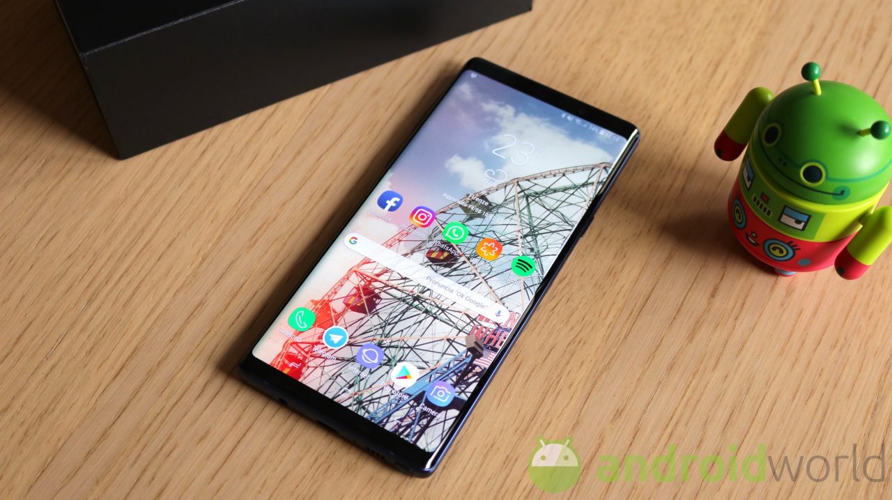 Galaxy Note 9 si mette in pari: le patch di settembre arrivano in Europa