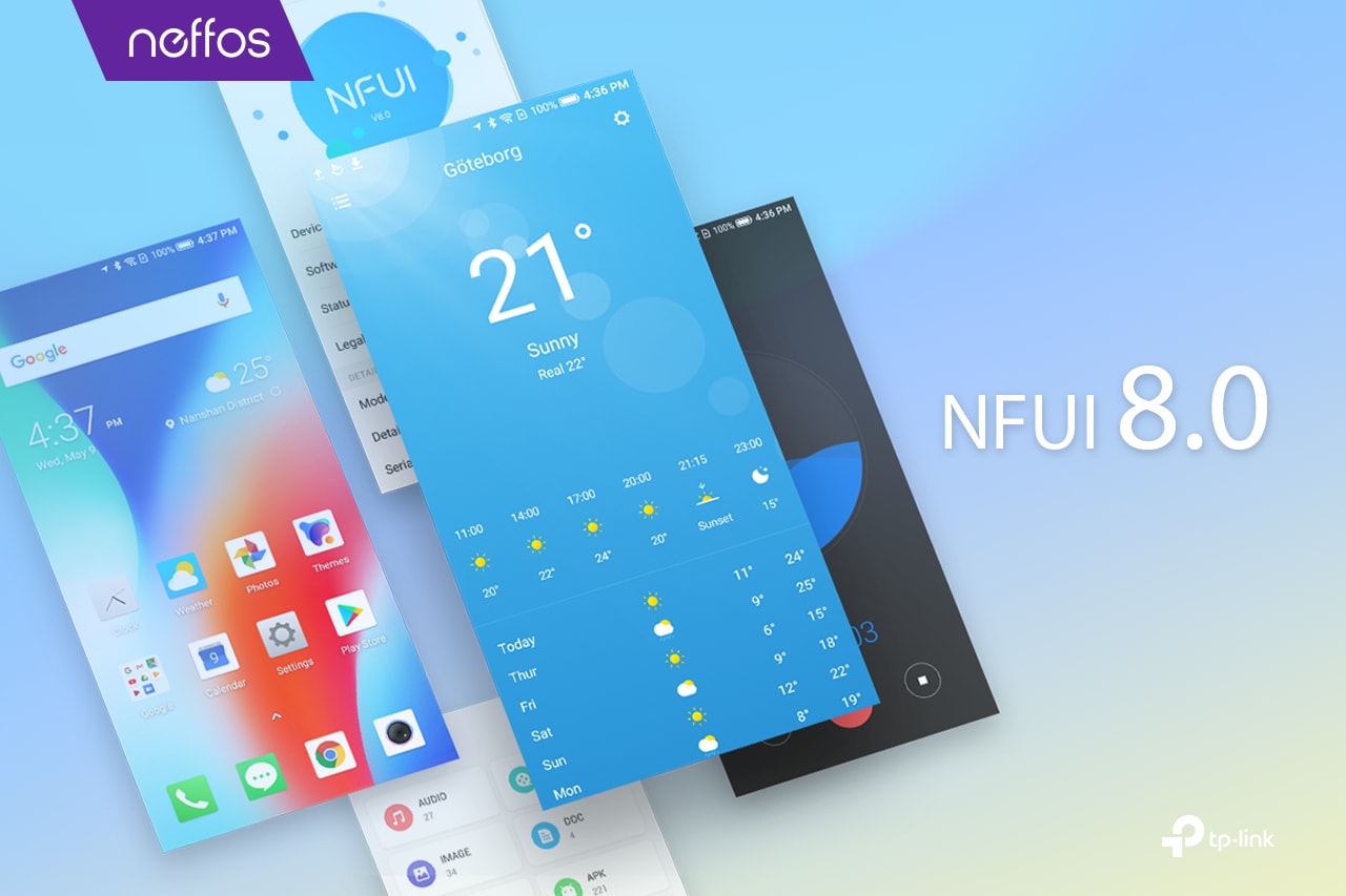 TP-Link presenta la sua nuova NFUI 8.0: sblocco col volto, navigazione tramite gesture e Android Oreo (foto)