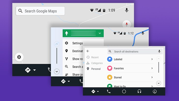 Maps su Android Auto riceve una bella svecchiata in chiave Material Design (foto e APK download)