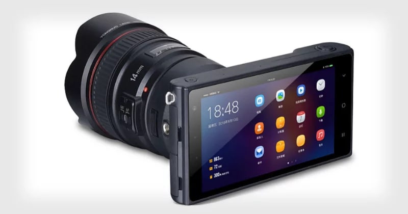 Questa fotocamera ha Android ed è compatibile con le ottiche Canon