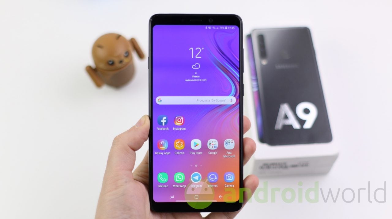 Samsung elargisce patch di luglio: ora è il turno di Galaxy A9 (2018) che riceve anche Digital Wellbeing
