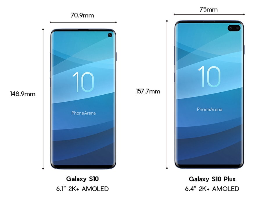 Ecco le specifiche di tutte e cinque (sì, cinque!) le varianti di Samsung Galaxy S10 (foto)
