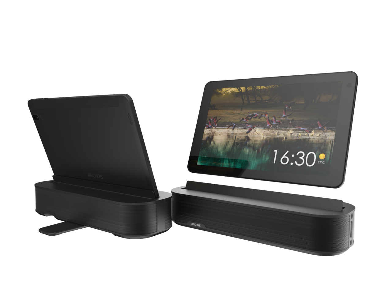 Archos al MWC presenta il nuovo tablet con Sound Dock che sogna da Google Home Hub (foto)