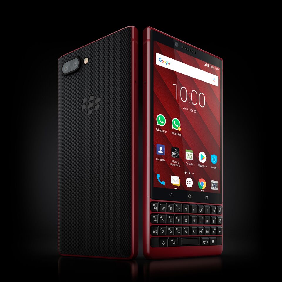BlackBerry KEY2 si tinge di rosso per il MWC: ecco la nuova e costosa Red Edition (foto)