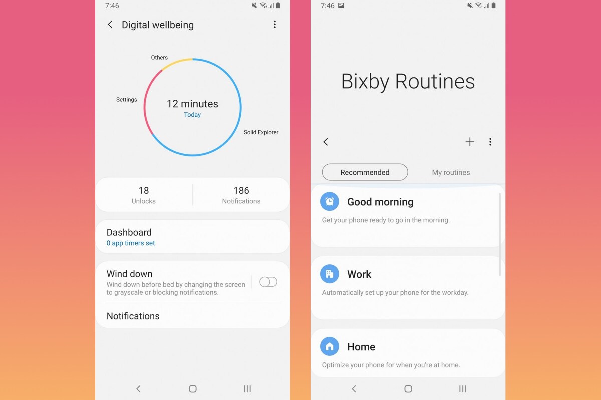 Ecco come avere Samsung Digital Wellbeing e Bixby Routine su tutti i telefoni con root e ONE UI (foto)