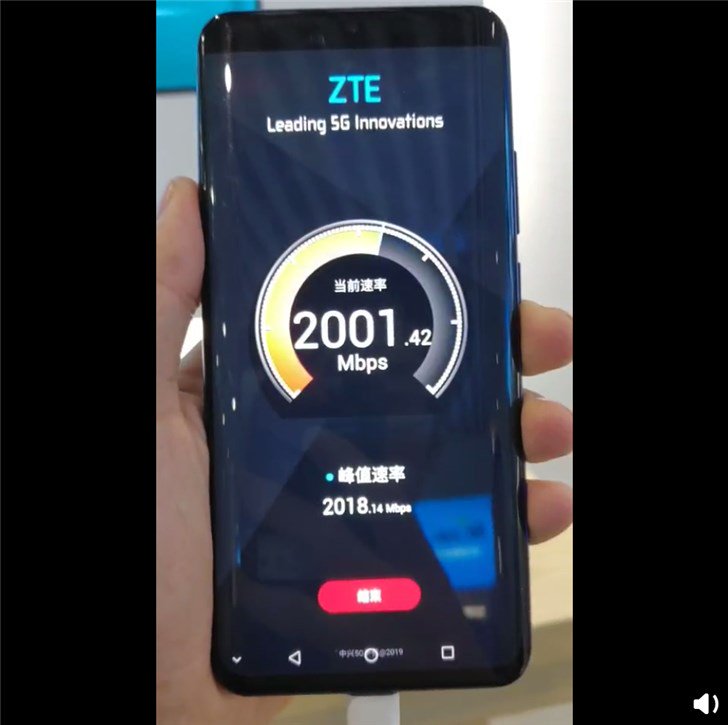 ZTE realizza la prima chiamata voce e video tra smartphone 5G e 4G (e in test sfonda il tetto dei 2 Gbps) (foto)
