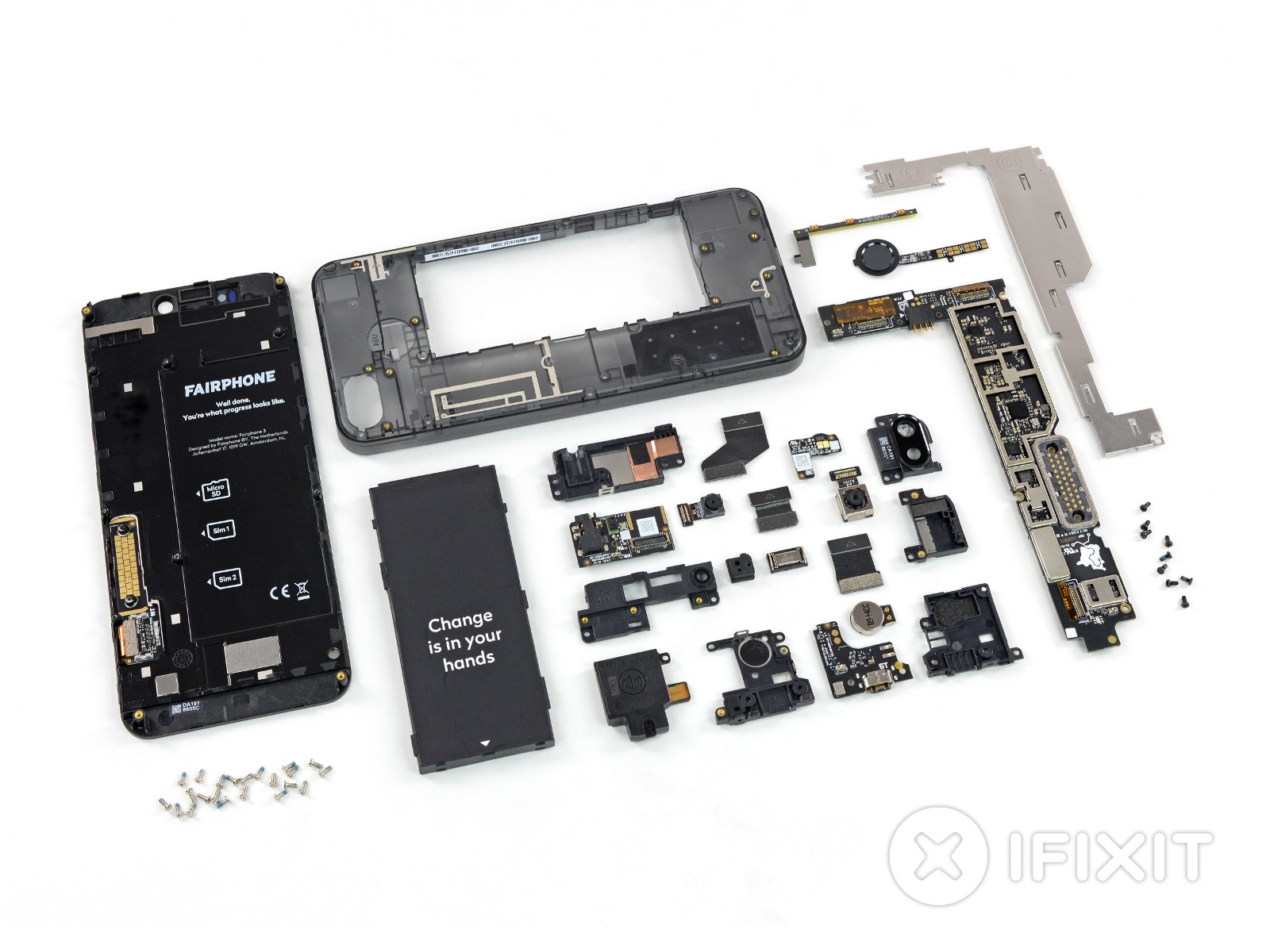 Fairphone 3+ è lo smartphone dei sogni per riparabilità: da 10 e lode per iFixit (foto)