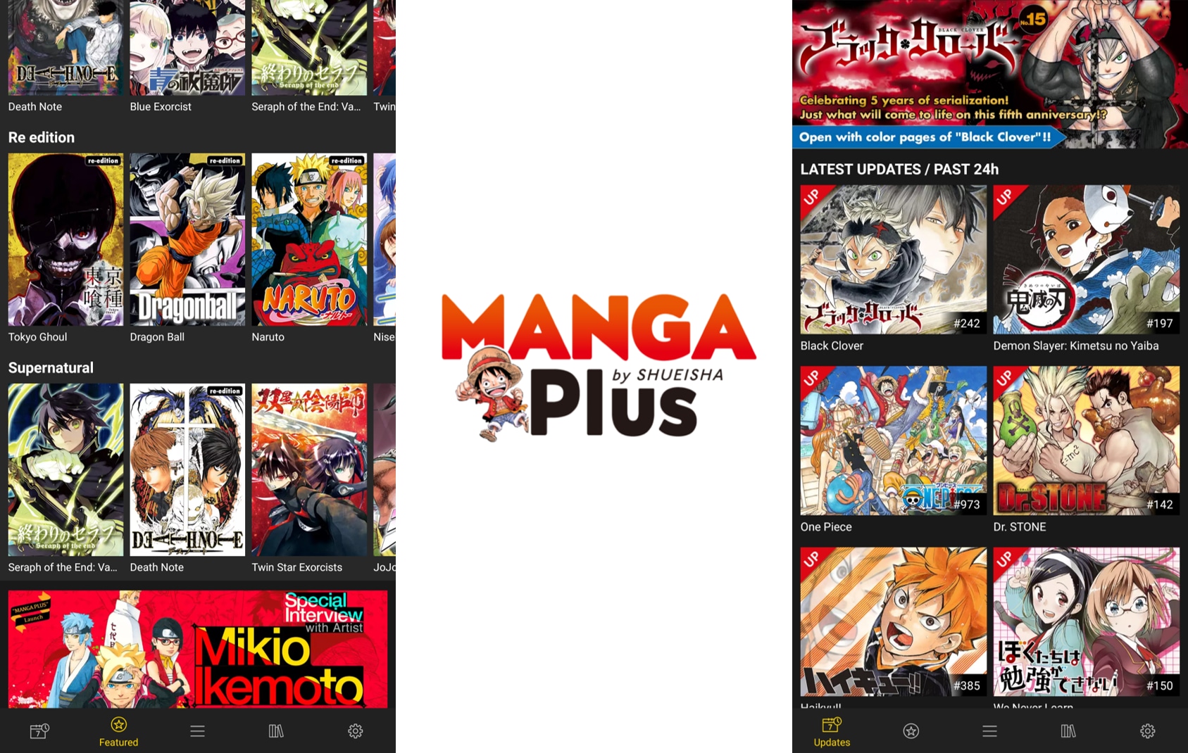 Per gli appassionati di Manga c&#039;è una nuova app per leggerli: date una chance a MANGA Plus (foto)