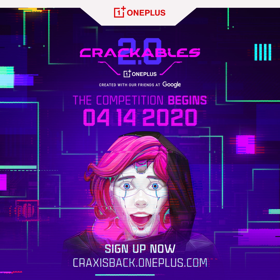 OnePlus sta per lanciare Crackables 2.0, un nuovo puzzle game per mobile che mette in palio 10.000$ (foto)