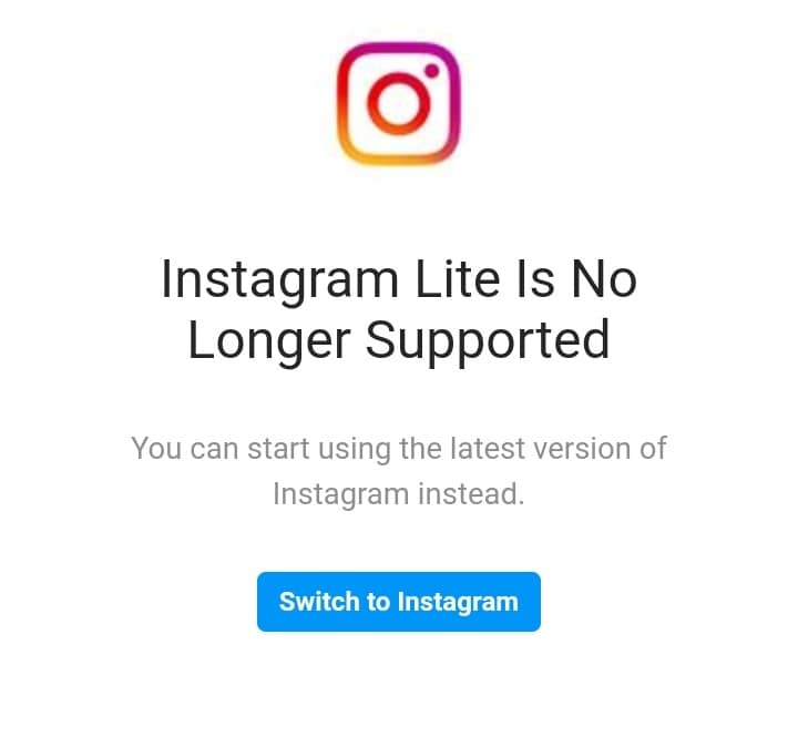 Instagram Lite è  morto, seppellito dal fratello maggiore, ma potrebbe tornare presto  risorto! (foto) (aggiornato)