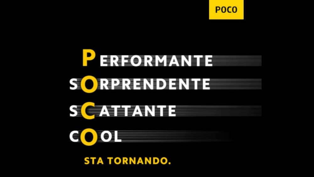 Il grande ritorno di POCO in Italia è ufficiale: il 12 maggio sarà svelato POCO F2 Pro!