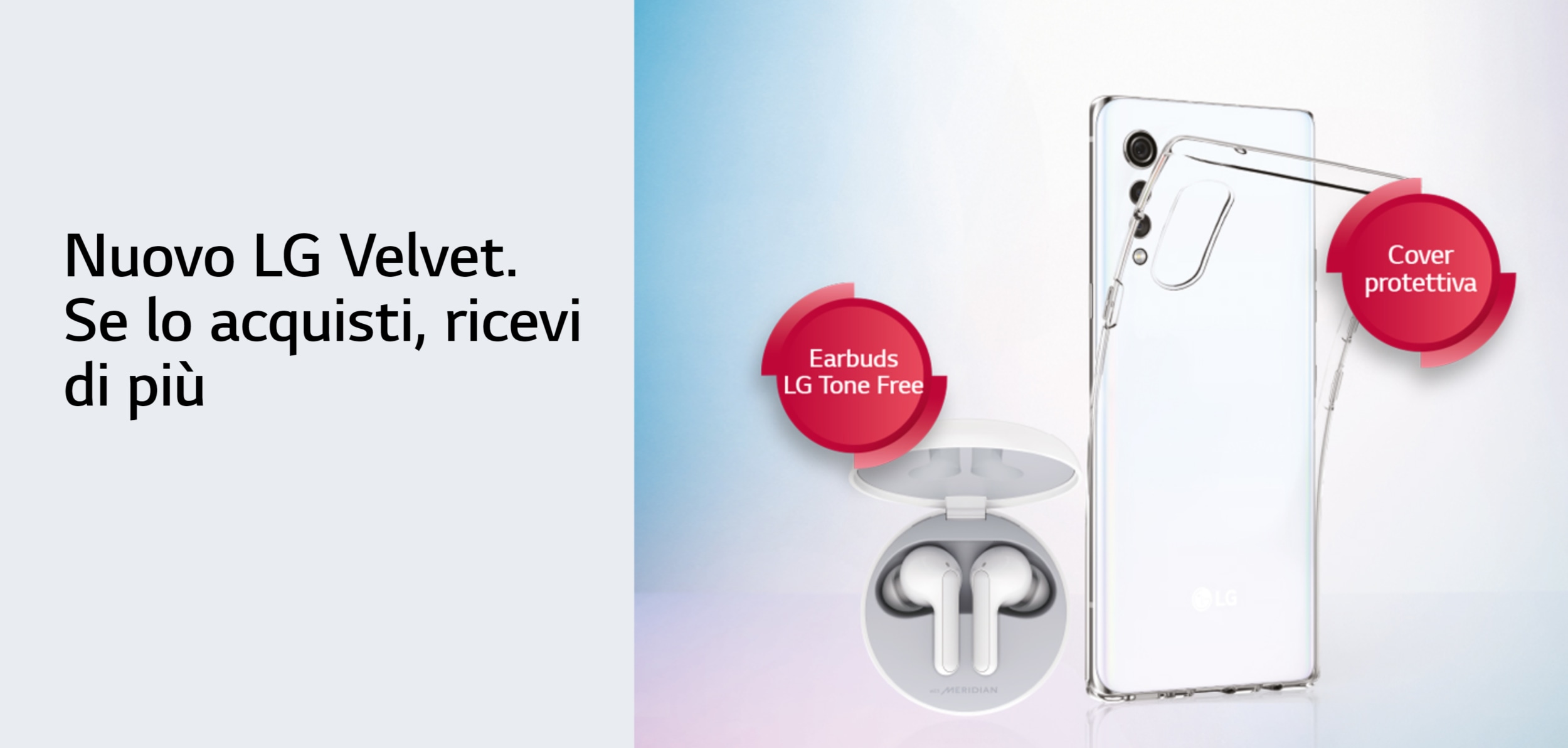 Promozione LG Velvet: acquistatene uno, ricevete LG earbuds e una cover (Ultimi giorni)