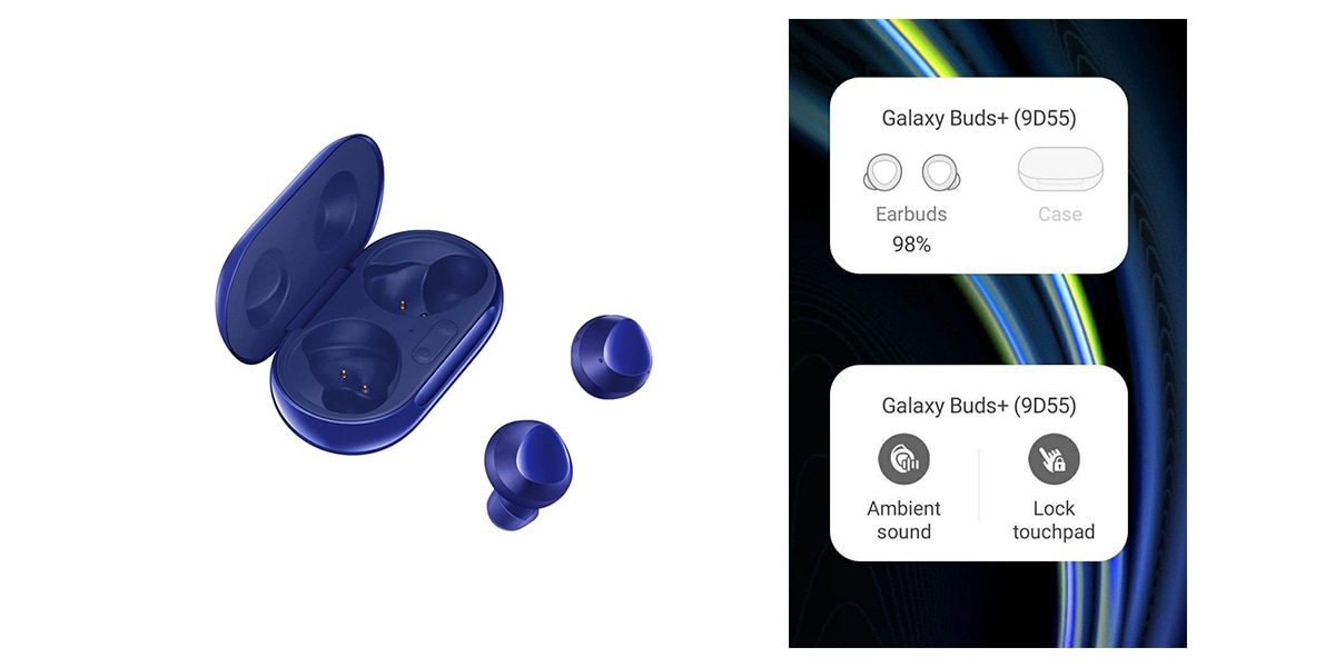 Galaxy Buds e Galaxy Buds + plugin si aggiorna: nuovi widget sugli smartphone (foto)