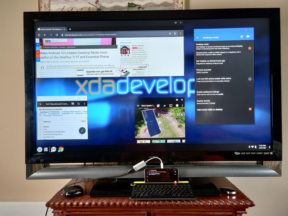 Ecco come abilitare la Modalità Desktop con Taskbar su Asus, OnePlus, Essential o Xiaomi (video e foto)