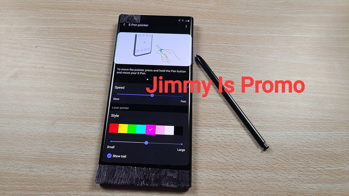 La serie Galaxy Note 20 e la sua S Pen che funzionerà come puntatore