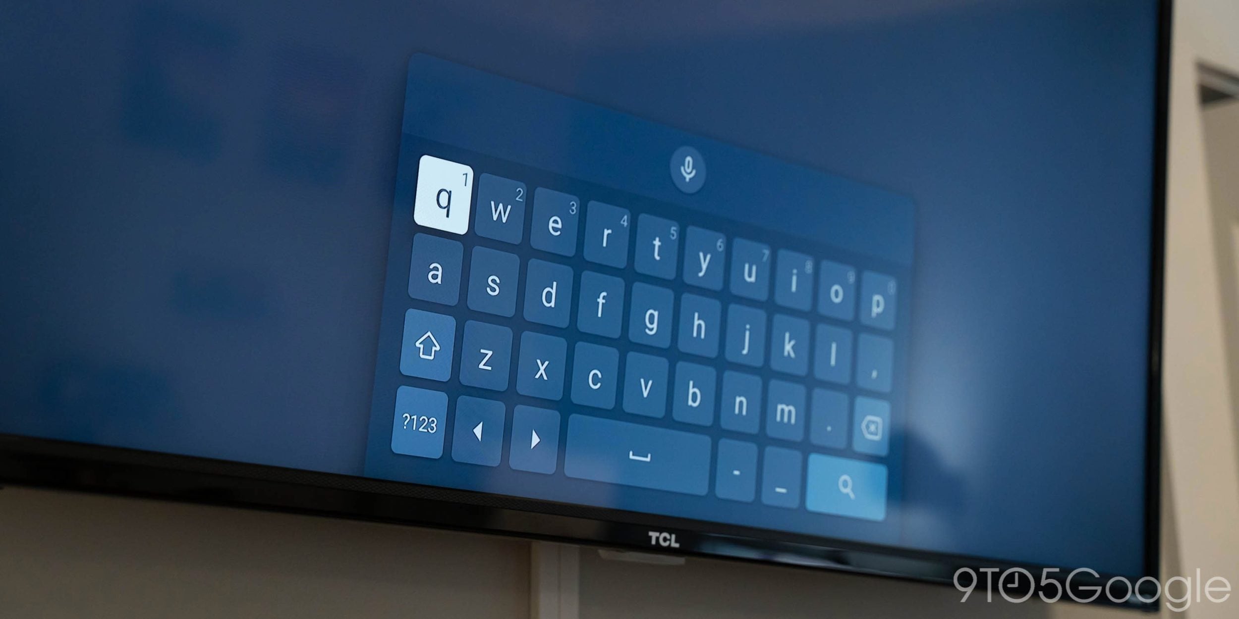 Gboard sbarcherà su Android TV con un layout compatto