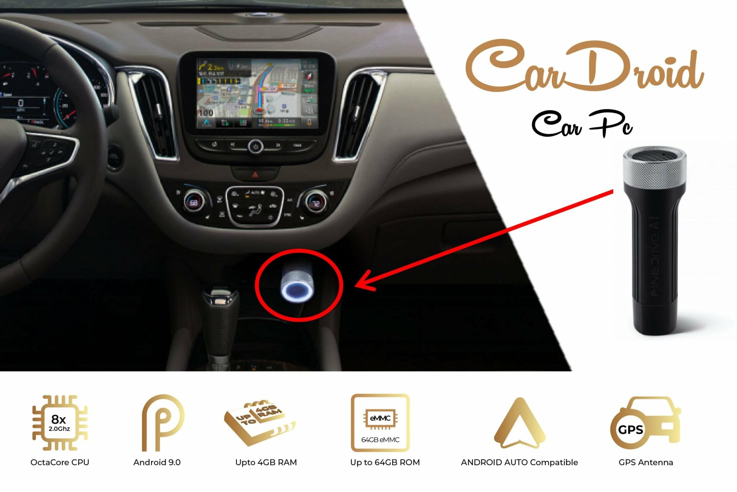 CarDroid è un accessorio che vuole sostituire Android Auto, ma non è una buona idea (video)