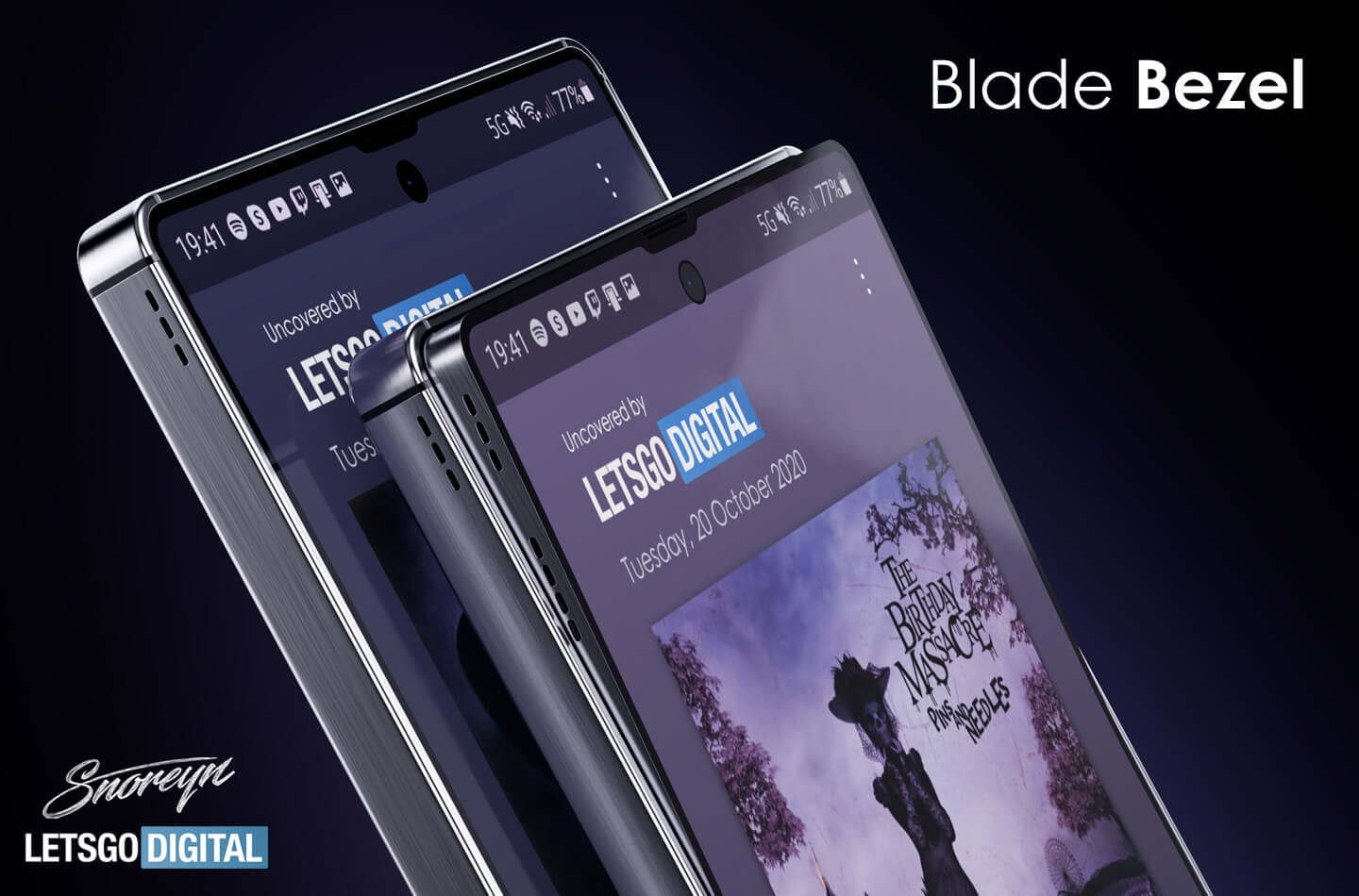 Samsung deposita il marchio Blade Bezel per i prossimi Galaxy S21 (foto)