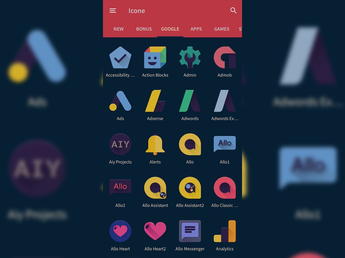 Viral, l'icon pack